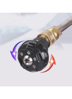 Excefore Pressure Washer Spray Nozzle, 6-in-1 Quick Change over and Adjustable, 1/4in Plug Connect Tips MAX 4000PSI for Pressure Washer  - Image 3