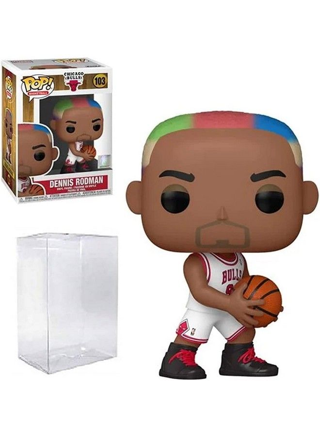 Funko Dennis Rodman Pop 103 Basketball Vinyl Figure (Includes Compatible Ecotek Plastic Pop Box Protector Case) - Image 2