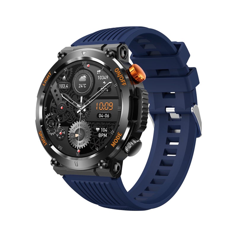Smartwatch 1.46'' IPS HD Full Touch Screen Crystal-Clear Display - IP67 Waterproof Fitness Watch for Outdoor Sports Enthusiasts, iPhone And Android Users - Image 1