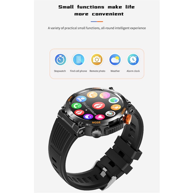 Smartwatch 1.46'' IPS HD Full Touch Screen Crystal-Clear Display - IP67 Waterproof Fitness Watch for Outdoor Sports Enthusiasts, iPhone And Android Users - Image 3
