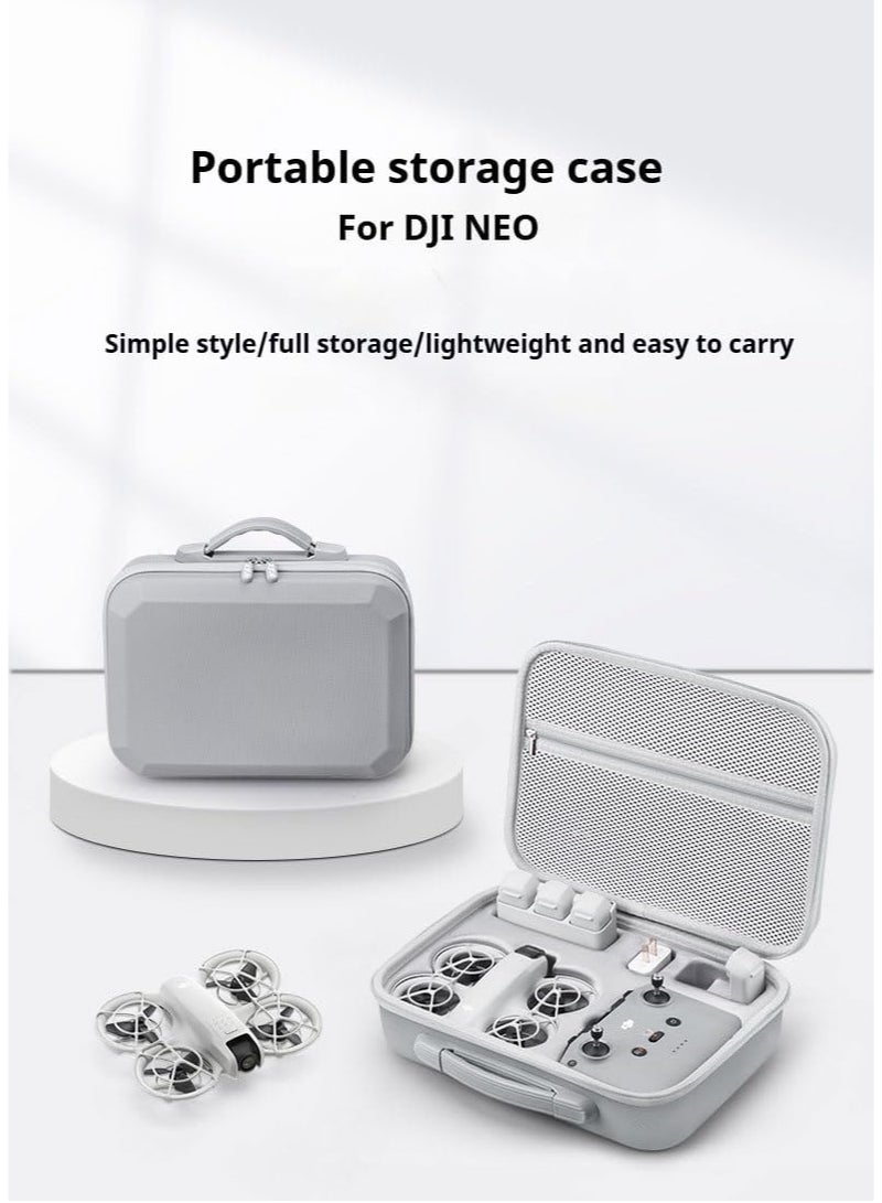 كوتشانفي شنطة حمل صلبة لدي جيه اي نيو فلاي مور كومبو، حافظة صلبة محمولة للسفر مصنوعة من جلد البولي يوريثين، شنطة تخزين مقاومة للماء والصدمات لدرون دي جيه اي نيو وملحقاتها - Image 2