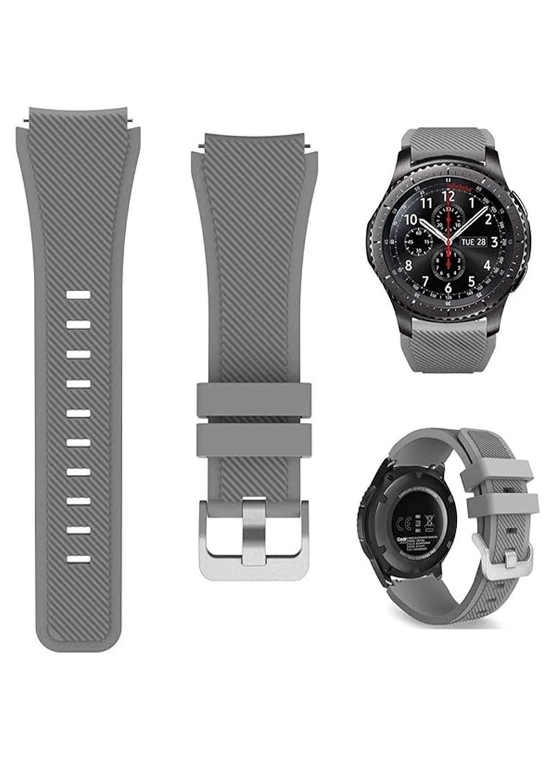 Generic - Strap for Huawei GT3 / Huawei GT3 pro/Huawei GT/Huawei GT 2 (46mm) Watch Band/Huawei Watch GT2 Pro Strap/Samsung Galaxy Watch 46mm / Galaxy Watch 3 45mm,22mm Silicone Straps Watch Band - Image 1