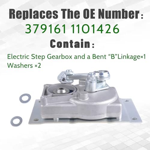 CNRAQR RV Gear Box Linkage B with Motor Compatible with Kwikee 28, 31, 37 and 39 Series Electric Steps Replace#379161 1101426 - Image 3