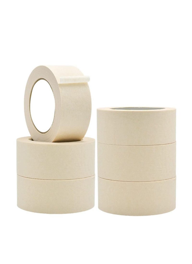 Libra Heavy Duty Masking Tape (Ivory 3in x 30 Yard) Pack of 6  - Image 1