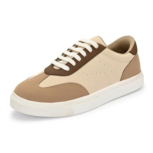 Centrino Women Sneaker | Cushioned Insole for Comfort | Stylish Lace-Up Design | Perfect for Casual Outfit for Girls 9244-2 - Image 1