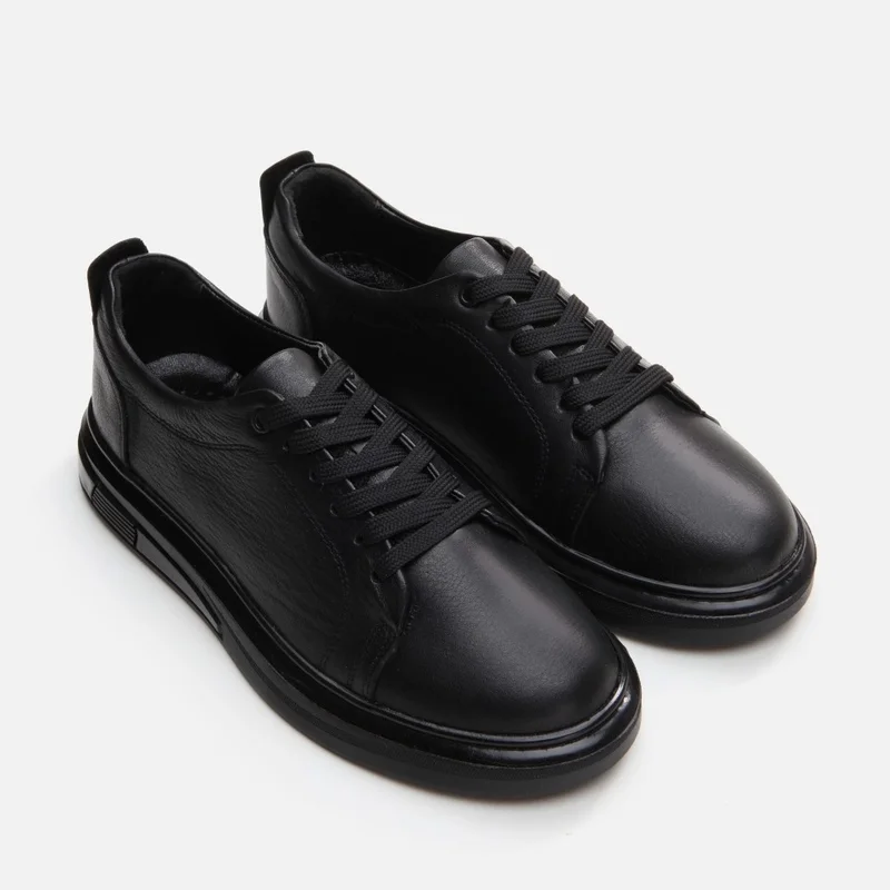 Hotiç 01AYH294550A100 GENUINE Leather Black Women's Sports Shoes