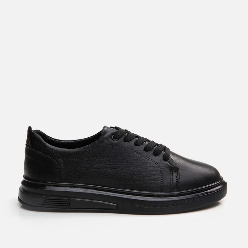 Hotiç 01AYH294550A100 GENUINE Leather Black Women's Sports Shoes