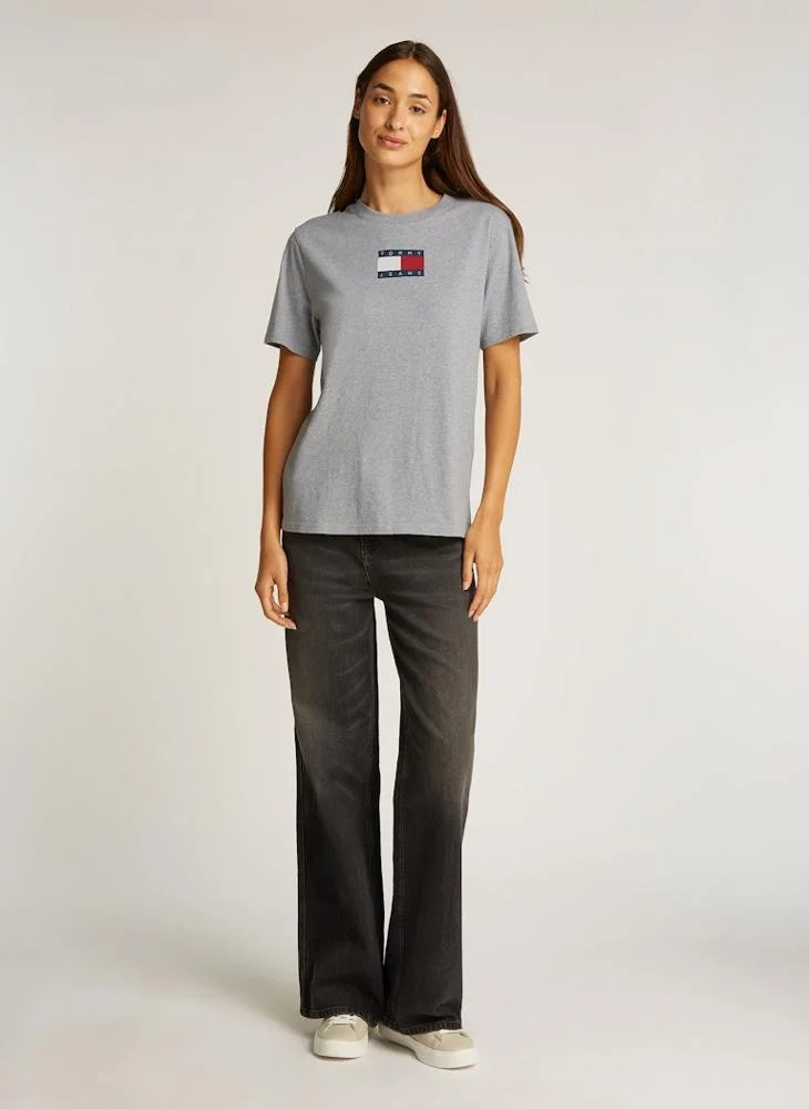 تومي جينز Crew Neck Logo T-Shirt