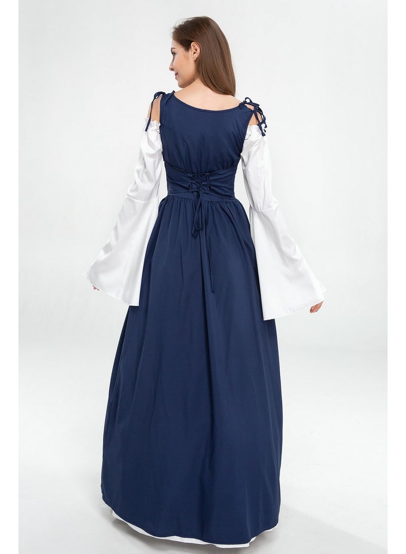 general Medieval Costume for Women Europe and America Style Middle Ages Revival Princess Cosplay Costume Birthday Party Dress for Women - Image 2