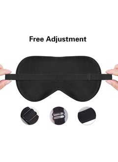 ECVV 16 Momme 100% Mulberry Silk Sleep Eye Mask Night Effective Shading Eye Cover for Sleeping with Adjustable Strap for Women Men (Pink)  - Image 4