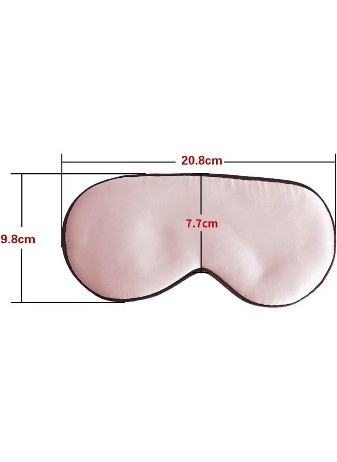 16 Momme 100% Mulberry Silk Sleep Eye Mask Night Effective Shading Eye Cover for Sleeping with Adjustable Strap for Women Men (Pink) - pzsku/Z2232ABE4A9535E61304BZ/45/_/1720066834/261eaf35-8240-4bc1-864e-8aebefd76c7a