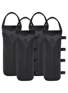 CMGTYYD CMGTYYD 112 LBS Extra Large Pop up Canopy Weights Sand Bags for Ez Pop up Canopy Tent Outdoor Instant Canopies, 4-Pack,Black (Without Sand) Dark Black  - Image 1