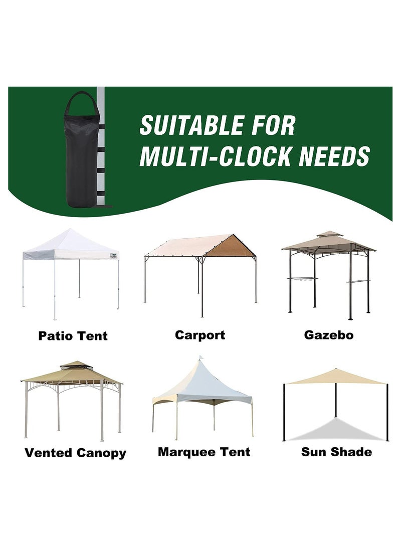 CMGTYYD. CMGTYYYD 112 رطل أثقال رمل كبيرة جدًا منبثقة منبثقة منبثقة منبثقة منبثقة من أجل خيام المظلات المنبثقة في الهواء الطلق، 4 عبوات، أسود (بدون رمل) أسود غامق - Image 4