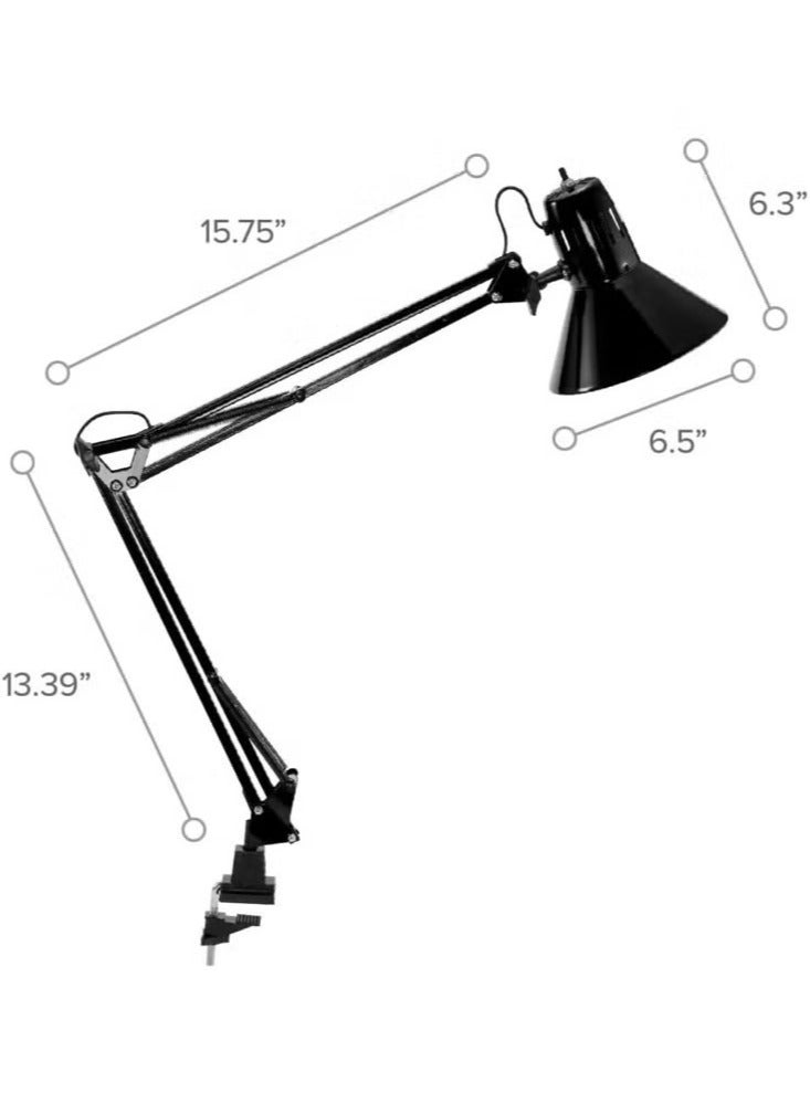 HOMESTAR مصباح طاولة معدني LED أسود - Image 4