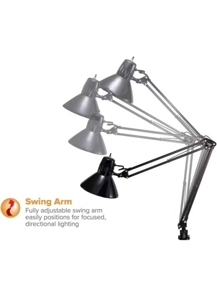 HOMESTAR مصباح طاولة معدني LED أسود - Image 3