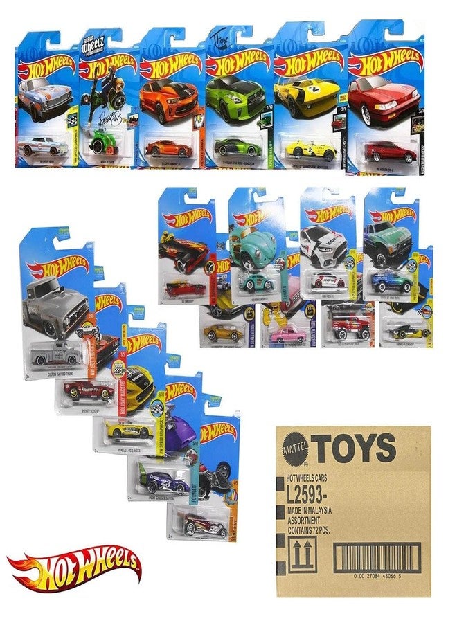 Hot Wheels Mattel Hot Wheels 72 Count Random Case Basic Die-Cast Toy Cars - Image 1