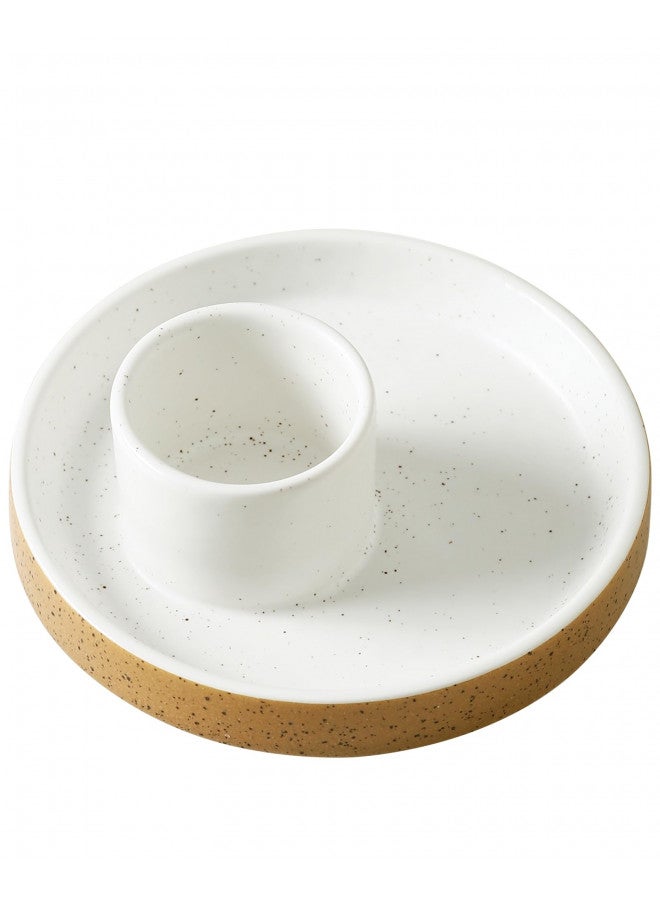 HOCUROAY Ceramic Incense Holder, Bundle Smudge Bowl, Smudging Plate for White Sage, Palo Santo Sticks, Candles For Offering - Image 4
