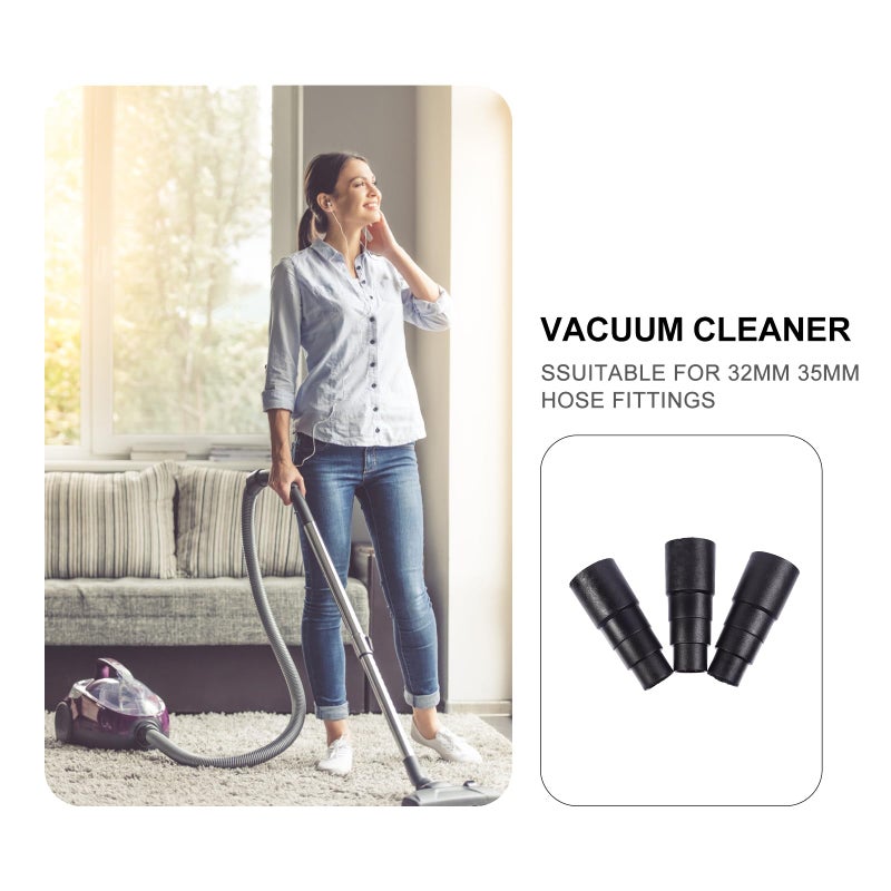 3Pcs Vacuum Cleaner Hose Adapter Connector Reducer 32mm 35mm For Universal Attachments - Image 4