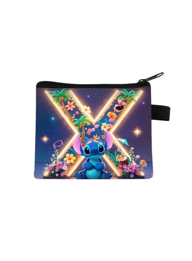 New Sch Letter Coin Purse For Children, Cute Mini Storage Wallet, Portable Key Card Holder