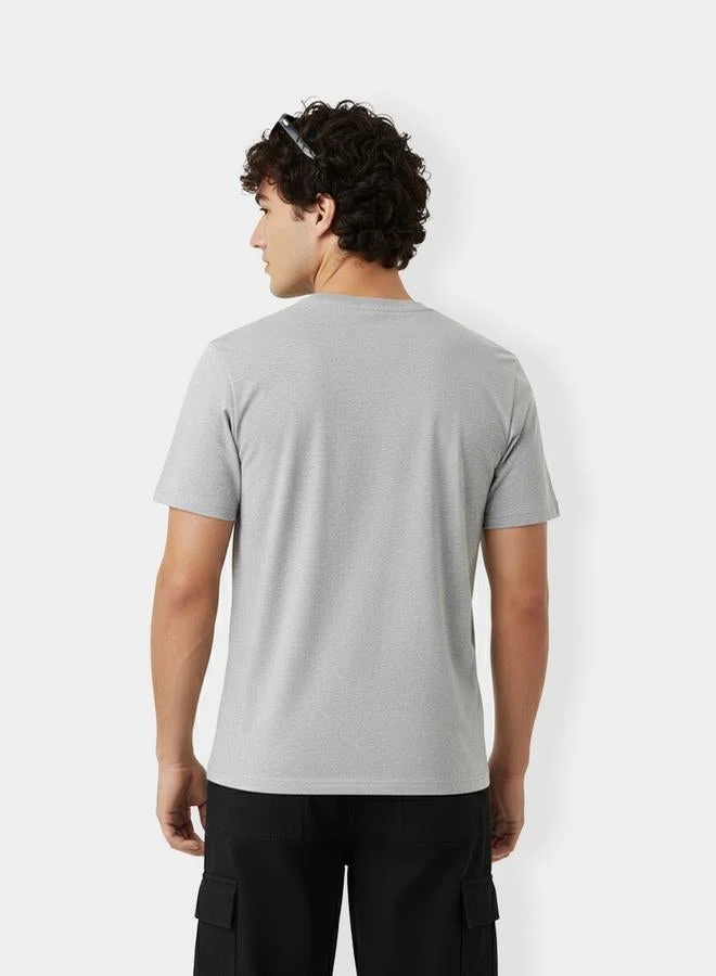 Batman Men Grey Batman Graphic Print T-Shirt