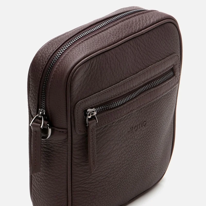 Hotiç 04CAH303440A480 GENUINE Leather Brown Men's Bag