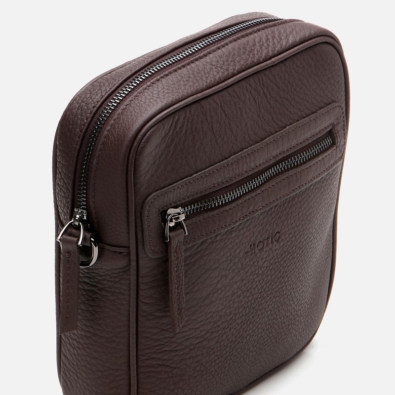 Hotiç 04CAH303440A480 GENUINE Leather Brown Men's Bag  - Image 4