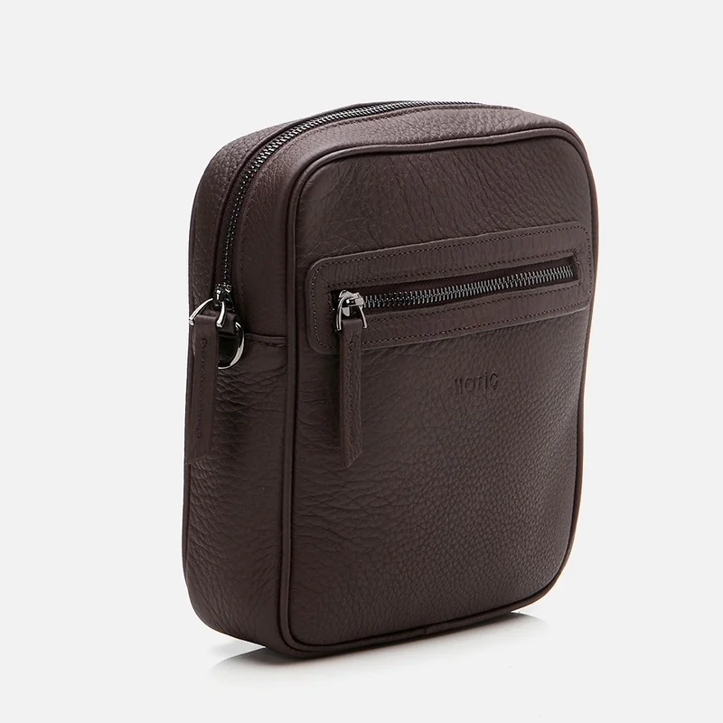 Hotiç 04CAH303440A480 GENUINE Leather Brown Men's Bag