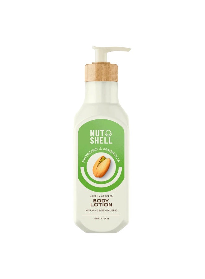 NUT SHELL Nutshell Pistachio & Magnolia - Body Lotion 465 ml - Image 1