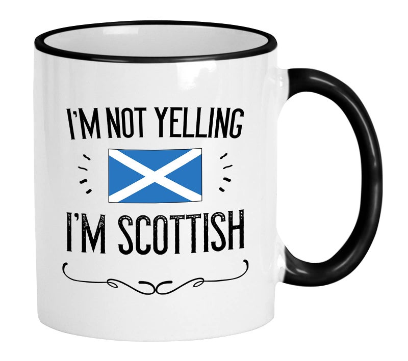 Casitika Scotland Gifts Not Yelling Im Scottish Ceramic 11 Oz Coffee Mug Present Idea For Proud MenWomen With The Country Flag