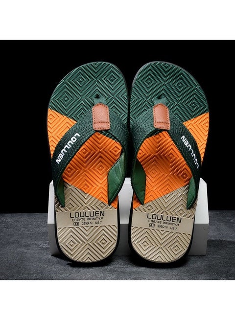 LOULUEN Men's 2023 Summer Flip-flops Casual Trend Non Slip Men's