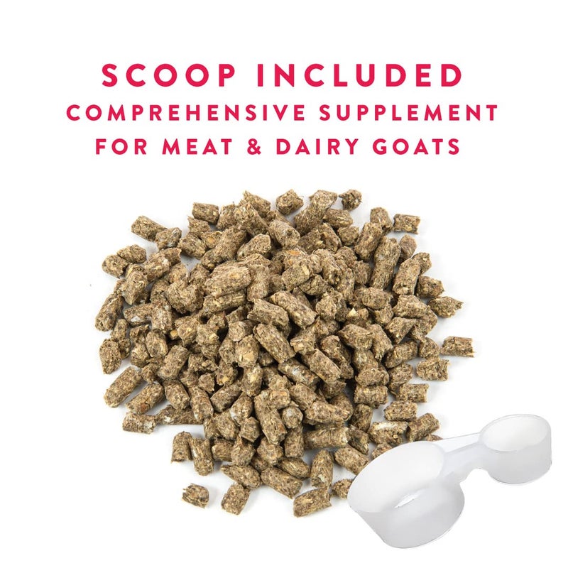 Manna Pro Goat Balancer, Comprehensive Supplement for Meat and Dairy Goats, Supports Overall Health, Boosts Nutrition and Digestive Balance, Promotes Growth and Productivity, 10 Pounds - Image 2
