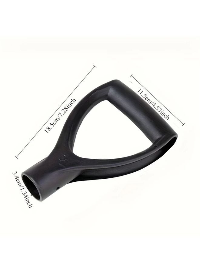 2pcs Black Ergonomic Gardening Tool Handles Comfort Grip Replacement For Shovels Rakes Hoes - Image 3