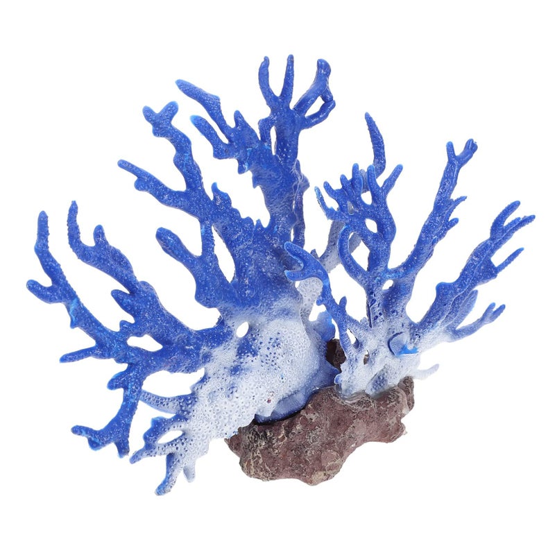 Realistic Simulation Coral Tree Aquarium Plant Decor Safe Office Home Artificial Water - Image 2