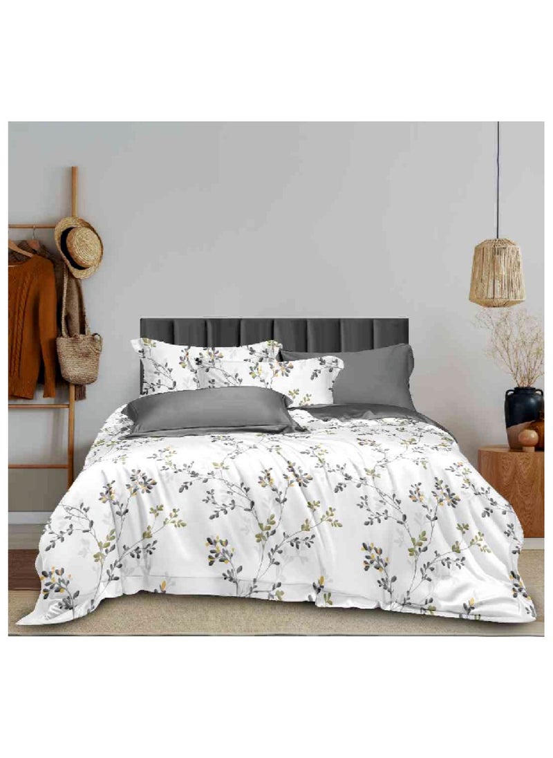 Generic duvet cover set , king size ,6pcs set with duvet cover 220*240cm and fit sheet and 4pcs pillowcases 