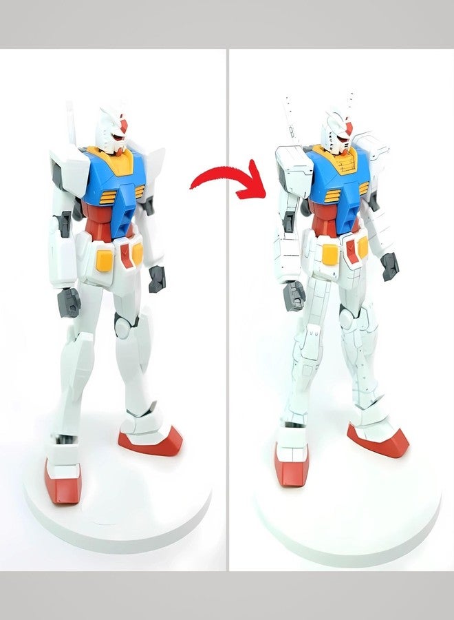 Someie GSI Creos Gundam Marker Pour Type GM301 Black & GM302 Gray & Eraser Pen GM300 & Knock-Type Eraser　Flow-in Type Panel Lining Pens - Image 5