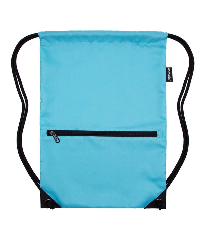 HOLYLUCK Drawstring Backpack Bag Sport Gym Sackpack (sky blue) - Image 2