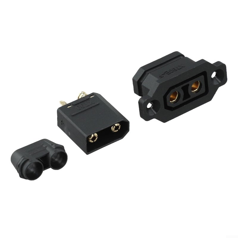 XT90H M قاعدة موصل بطارية ليثيوم ثابتة منفذ شحن للسيارات والمعدات الكهربائية - Image 4