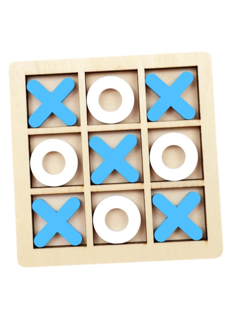 VIO 30 CM Large Classic Wooden Tic Tac Toe Educational Family XO Game Indoor Outdoor Portable Tabletop Strategy Board Puzzle for Boys Girls Adults Kids Family Birthday Gift Party Favors  - Image 5