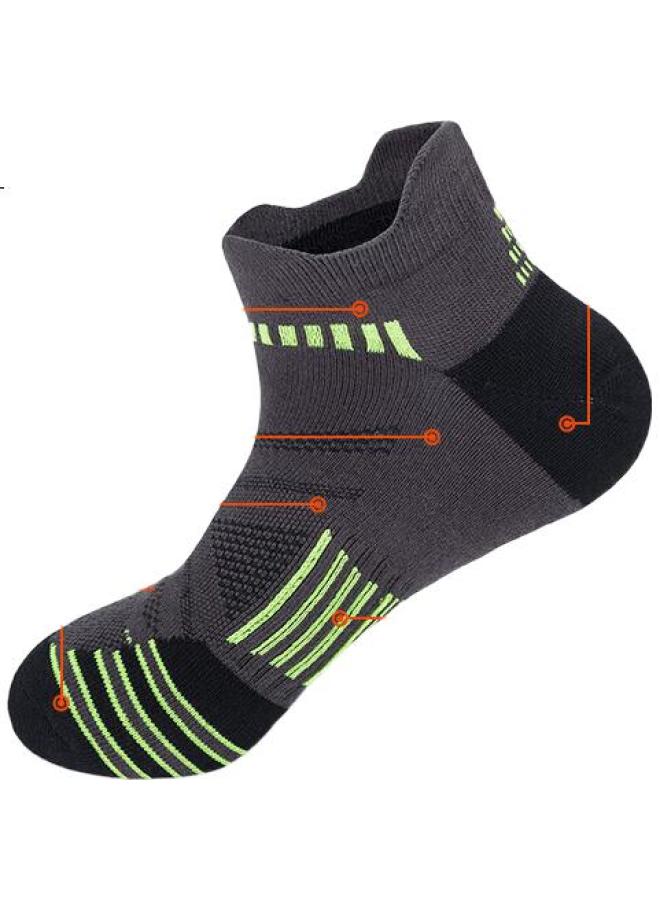 Tfo Outdoor Socks, Comfortable Breathable Running Socks, Low-Top Hiking Socks 2202412, Men'S Dark Gray - Image 3