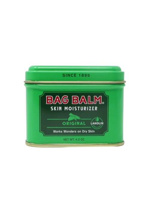 Bag Balm - Bag Balm Vermont's Original Skin Moisturizer - Full Body Hydrating Skin Care: Dry Hands, Lips, Face, Feet & More - Unscented, Cruelty & Paraben Free - Day & Night, Men & Women (4oz Tin, Made in USA) - Image 1