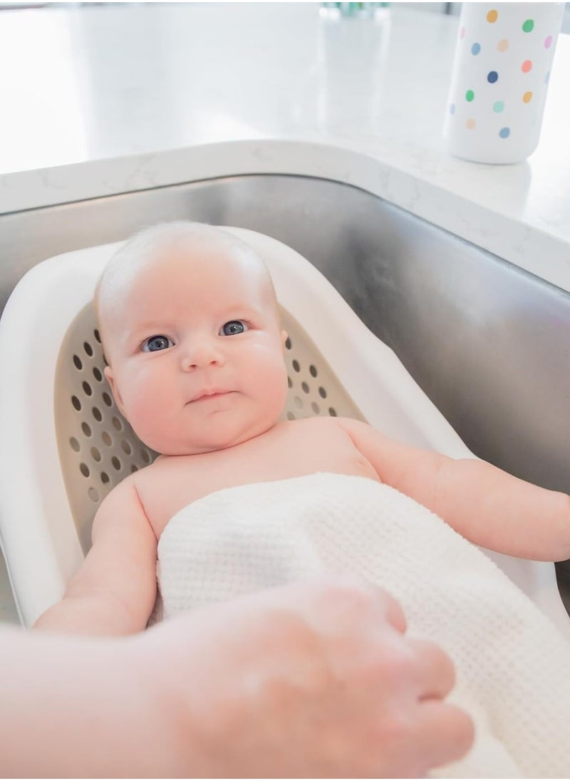 Generic - Portable  toddler collapsible plastic foldable baby bath tub set(Grey) - Image 1