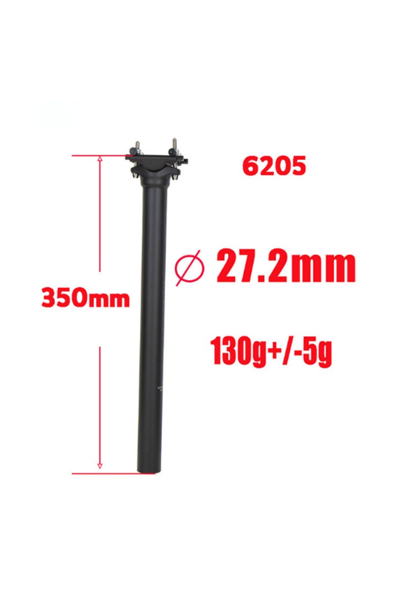 27.2x350-6205 T800 Carbon Fiber Bicycle Seatpost Road/Mountain Seat Tube Bicycle Parts 27.2/31.6*300