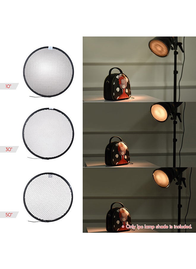 Generic 7" / 180mm Elinchrom Mount Standard Reflector Diffuser Shade Lamp Shade  - Image 4