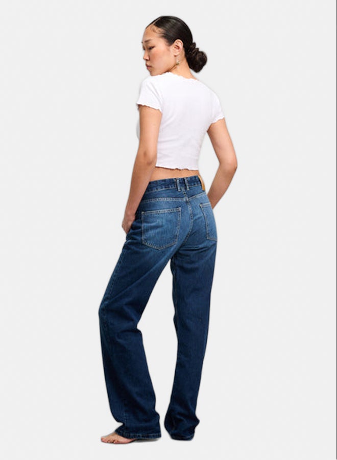 TGS Dark Blue Wide Leg Women Jeans - Image 3