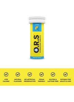 ORS Hydration Tablets with Electrolytes, Vegan, Gluten and Lactose Free Formula - Natural Lemon Flavor - 12 Count Pack of 6 - pzsku/Z22342F0688E1B71900B9Z/45/_/1699433248/d0d6ef40-fe8a-4ce1-987f-8a0bf2b05ff3