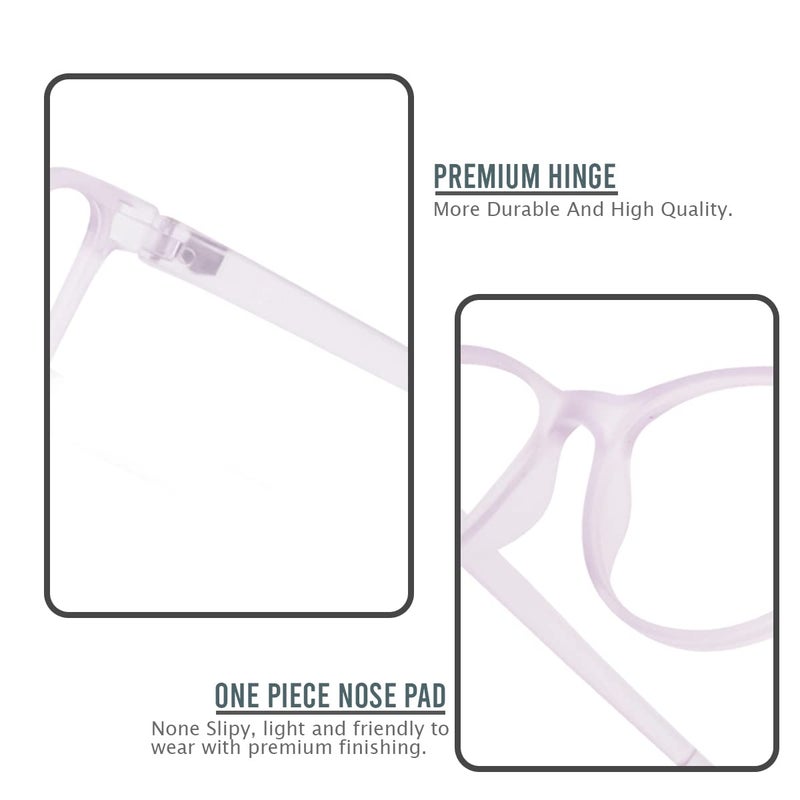 Eymen I Classic Non Prescription Clear Lens Glasses for Women Men Cateye Frame Eyeglasses Multiple Shades - Image 5