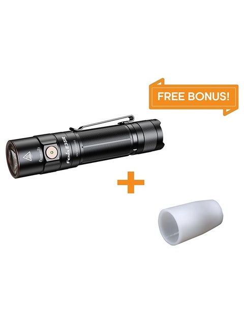 E35R HIGH-PERFORMANCE RECHARGEABLE LED FLASHLIGHT + FREE AOD-S V2 DIFFUSER