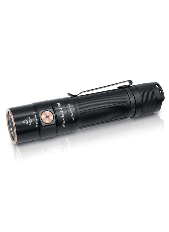 E35R HIGH-PERFORMANCE RECHARGEABLE LED FLASHLIGHT + FREE AOD-S V2 DIFFUSER