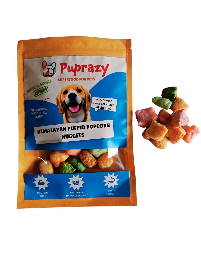 PUPRAZY Fresh Fruit Flavour Dog Popcorn|Crunchy, Organic - Image 1