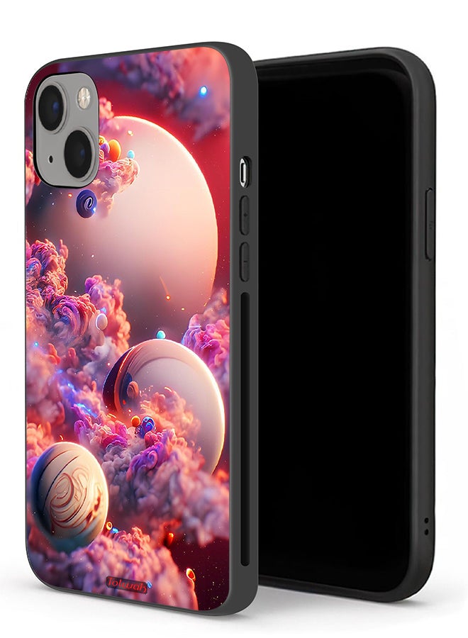 Tolwak Apple iPhone 13 Protective Case Clouds Abstract Art - Image 1